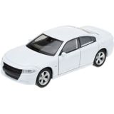 Modelauto Dodge Charger 2016 Wit 1:34
