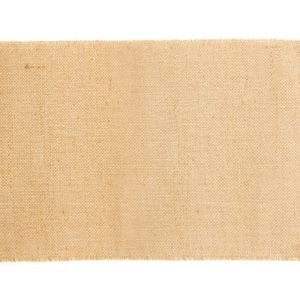 Chaks Jute tafelloper - 29 x 300 cm - beige met gouden draad erdoor - Tafeldecoratie versieringen