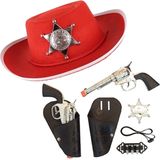 Cowboy verkleed set voor kinderen met cowboyhoed - Carnaval verkleden - Accessoires/wapens