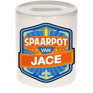 Kinder spaarpot voor Jace - keramiek - naam spaarpotten