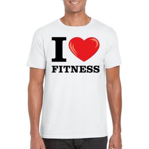 I love fitness t-shirt wit heren