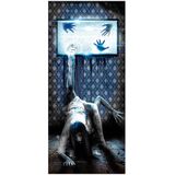 Fiestas Horror deur scenesetter/deurposter - Geest uit tv - Halloween thema versiering - 180 x 80 cm