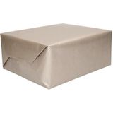 Rollen Kraft inpakpapier zilver - 200 x 70 cm - cadeaupapier / kadopapier / schoolboeken kaften