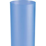 Juypal longdrink glas - 6x - blauw - kunststof - 330 ml - herbruikbaar - BPA-vrij