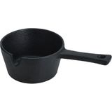 Excellent Houseware Serveerpannetje met steel - 2st - gietijzer D9,5cm