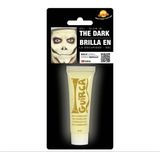 Glow in the Dark schmink/make-up tube 20 ml - 5x - Fluorescerende gel voor gezicht en lichaam