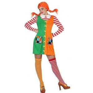 Verkleed kostuum - sterk meisje - kostuum voor dames - carnavalskleding - voordelig geprijsd