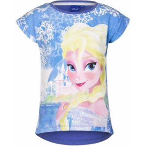 Frozen t-shirt blauw voor meisjes