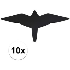 10x Vogel raamstickers / anti inslag stickers 'valk' 14 cm