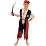 Piraten verkleedpak maat L met zwaard voor kinderen