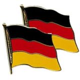 4x stuks pin broche Vlag Duitsland 20 mm - Duitsland feestartikelen en supporters artikelen