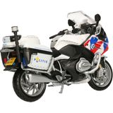Maisto Model Motor/Speelgoed Motor BMW Politie - Wit - Schaal 1:18/12 X 5 X 8 cm
