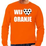 Grote maten oranje fan sweater voor heren - wij houden van oranje - Holland / Nederland supporter - EK/ WK trui / outfit