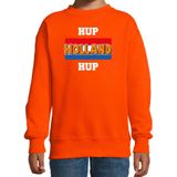 Oranje fan sweater voor kinderen - hup Holland hup - Nederland supporter - EK/ WK trui / outfit