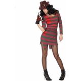 Halloween Freddy kostuum voor dames - horror verkleedpak