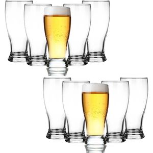 Glasmark Bierglazen - 12x - fluitje - 500 ml - glas - speciaal bier