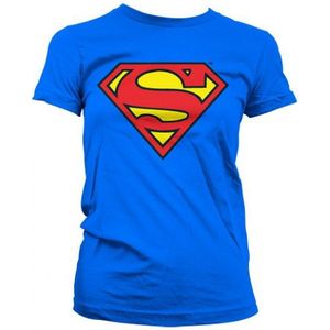 Superman logo verkleed t-shirt dames - DC Comics