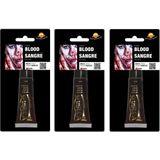 3x stuks tube vloeibaar horror nepbloed schmink 20 ml - Halloween verkleed accessoires/make-up