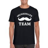 Vrijgezellenfeest Team t-shirt zwart heren - vrijgezellen shirt