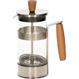 Cafetiere French Press koffiezetter bamboe 350 ml