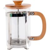 Cafetiere French Press koffiezetter bamboe 600 ml