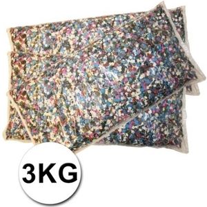 Luxe confetti 3 kilo multicolor