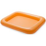 Oranje opblaasbare zwembad tafel 60 x 46 x 7 cm