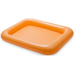 Oranje opblaasbare zwembad tafel 60 x 46 x 7 cm