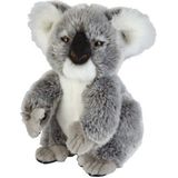 Pluche grijze koala knuffel 28 cm - Koala Australische buideldieren knuffels - Speelgoed voor kinderen