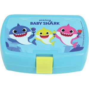 Baby Shark Lunchbox - 16 x 11 x 5 cm - Blauw