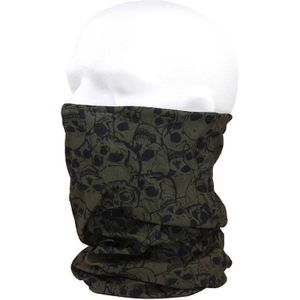 Morf sjaal groen met schedelprint voor motorrijders - Hals mond neus bandana  / doek - Anti stof wrap voor gezicht (bandana's) | BESLIST.nl | € 8,50 bij  Shoppartners.nl