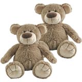 2x stuks happy Horse pluche knuffelbeer Bella 55 cm - teddy beren speelgoed knuffels