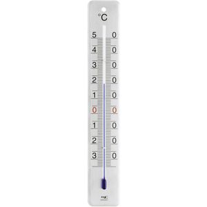 Binnen/Buiten Thermometer Kunststof 4,5 X 28 cm - Buitenthemometers - Temperatuurmeters