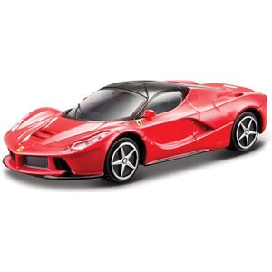 Modelauto Ferrari LaFerrari rood 10 cm schaal 1:43 - speelgoed auto schaalmodel