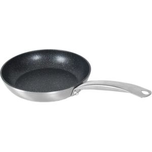 San Ignacio Braadpan 50 X 28,50 X 8,50 Cm Aluminium Zilver/zwart