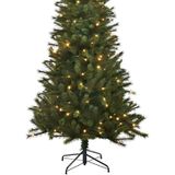 Black box Kunst kerstboom Kingston - Black Box - 767 tips - met Kerstverlichting - 215 cm