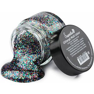 Superstar Glittergel voor lichaam/haar en gezicht - multi kleuren - 15 ml - Glitter schmink