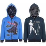 Star Wars sweater met rits blauw