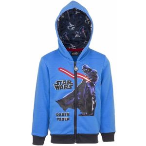 Star Wars sweater met rits blauw