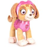 Paw Patrol figuren speelgoed knuffels set van 2x karakters Zuma en Skye 19 cm - De leukste hondjes
