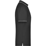Polo shirt Golf Pro premium zwart/wit voor heren - Zwarte herenkleding - Werkkleding/zakelijke kleding polo t-shirt