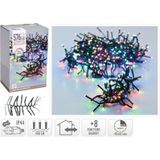 Christmas Decoration clusterverlichting lichtsnoeren -multi 576 leds- 2x - 420 cm