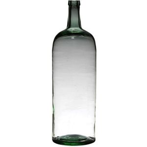 Transparante luxe stijlvolle flessen vaas van glas B19 x H60 cm - Bloemen/takken vaas