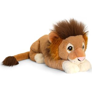 Pluche knuffel dieren leeuw 45 cm - Knuffelbeesten leeuwen speelgoed