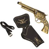 Revolver holster inclusief pistool 29 cm volwassenen