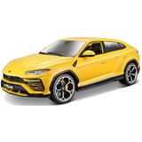 Modelauto Lamborghini Urus geel 1:18 - speelgoed auto schaalmodel