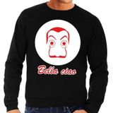 Zwart Salvador Dali sweatshirt maat XXL - met La Casa de Papel masker voor heren - kostuum