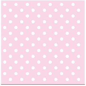 60x stuks Feestservetten roze 3-laags - meisjes geboorte servetten - feest artikelen - feest decoraties