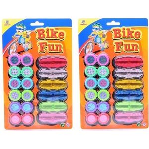 2x Spaakreflectoren Bike Fun - Fiets accessoires voor kinderen - Reflectoren