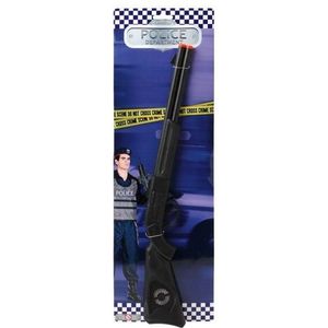 Politie/militair speelgoed verkleed/geweer 56 cm - Leger/politie verkleedaccessoires